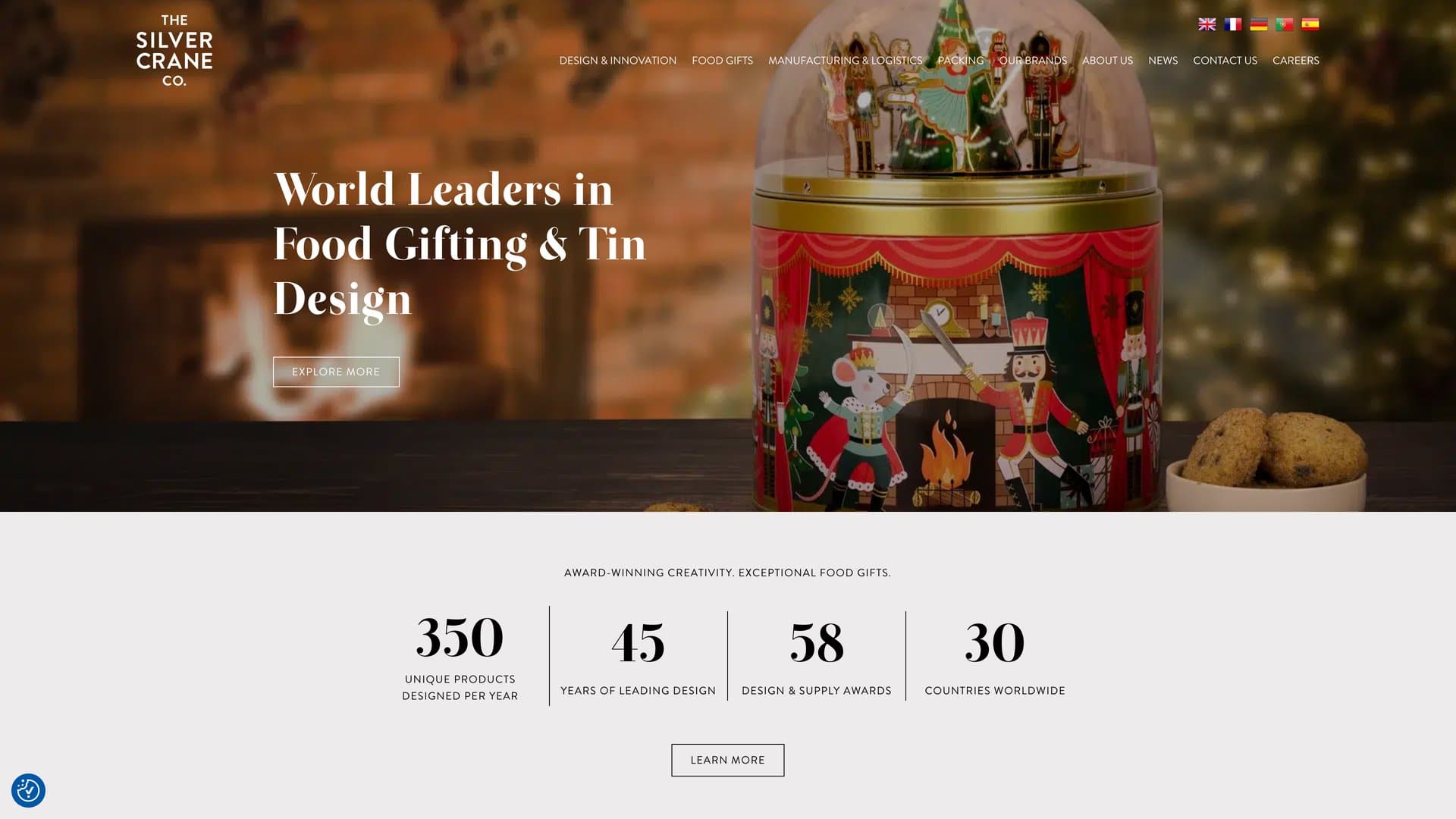 The Silver Crane Company homepage